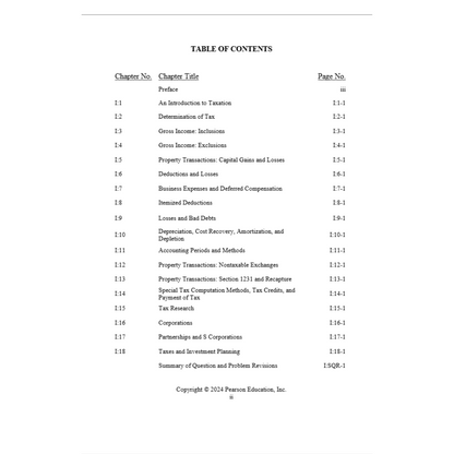 Solution Manual For Pearson’s Federal Taxation 2024 Corporations 37th Edition By Franklin-Socratu