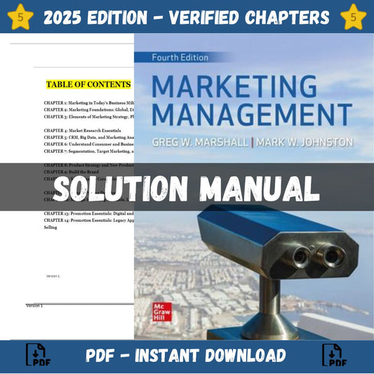 Solution Manual – Marketing Management 4th Edition (Marshall, 2023)-Socratu