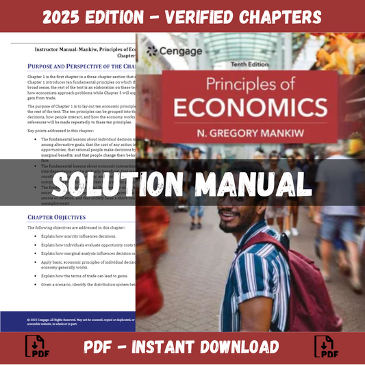 Solution Manual – Principles of Economics 10th Edition (Mankiw, 2024)-Socratu