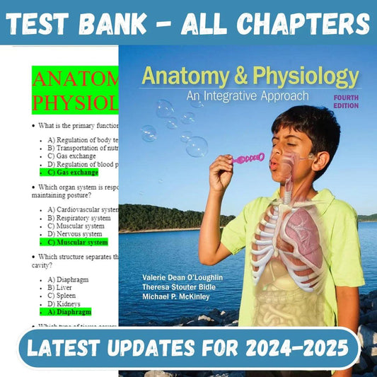 Test Bank for Anatomy and Physiology: An Integrative Approach, 4th Edition de Theresa Bidle-Socratu