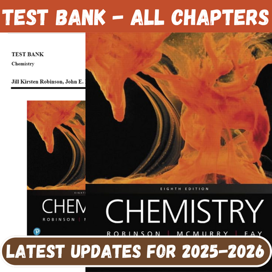 Test Bank for Chemistry, 8th Edition by Robinson-Socratu