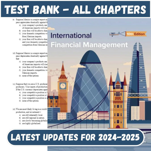 Test Bank for International Financial Management 10th Edition by Eun-Socratu
