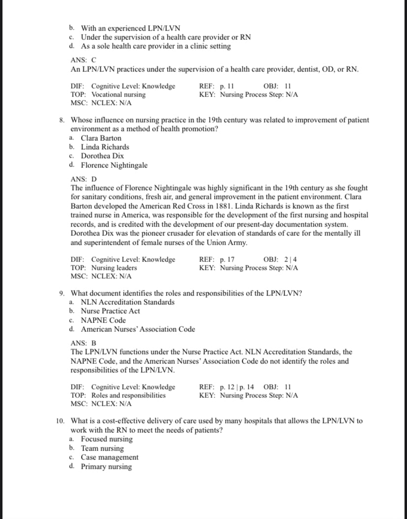 Test bank Foundation of Nursing, 9th Edition by Cooper-Socratu